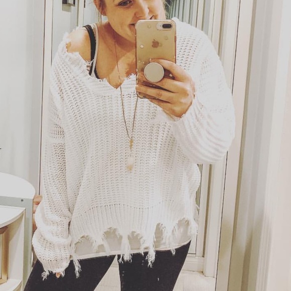 🍁Daphne Distressed Sweater - Picture 5 of 6